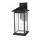 Z-Lite Portland 1 Light Outdoor Wall Sconce, Black & Clear Beveled 531BXL-BK - alternate 4